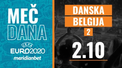 Belgija protiv Danske potvrđuje plasman u nokaut fazu, a Meridian na ”dvojku” nudi NAJVEĆU kvotu 2.10!