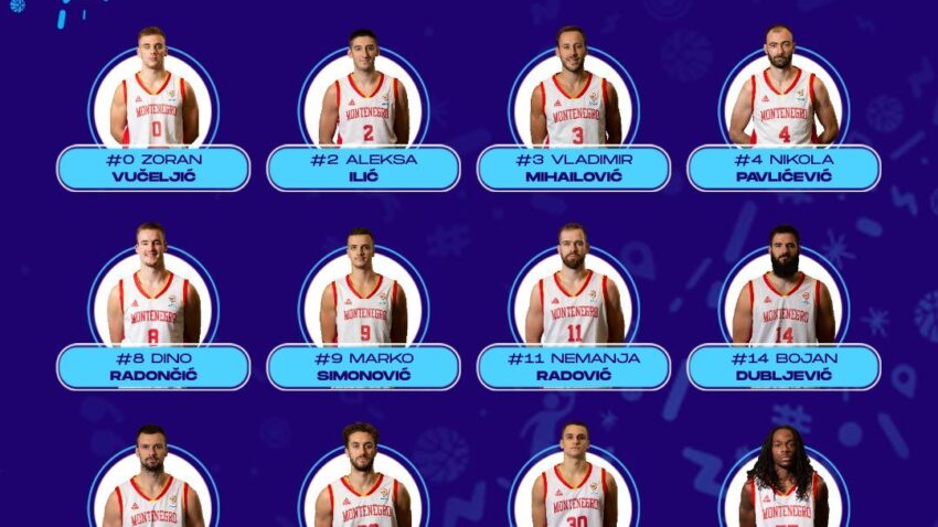 Radović objavio spisak: Ovih 12 košarkaša nas predstavlja na Eurobasketu